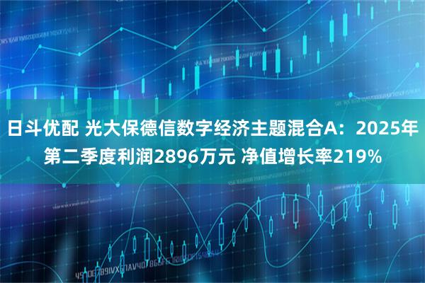 日斗优配 光大保德信数字经济主题混合A：2025年第二季度利润2896万元 净值增长率219%